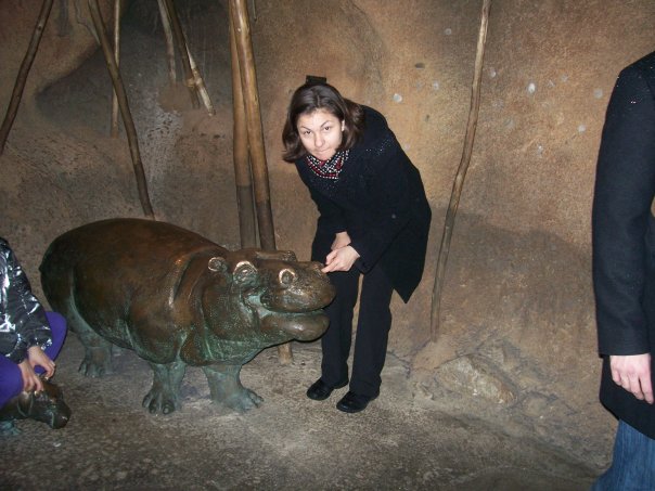 Deanna With Hippo